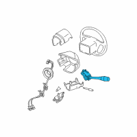 OEM 2006 Ford Freestar Combo Switch Diagram - 5F2Z-13K359-AAA