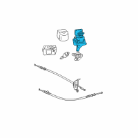 OEM Toyota RAV4 Actuator Assy, Cruise Control Diagram - 88200-42020