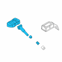 OEM Hyundai Santa Fe XL Tpms Tire Pressure Sensor Diagram - 52940-A4100