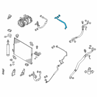 OEM 2017 Infiniti Q70 Pipe-Front Cooler, Low Diagram - 92450-1MA0D