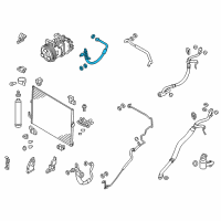 OEM Infiniti Hose Flexible, High Diagram - 92490-1MA0C