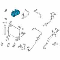 OEM 2012 Infiniti M56 Compressor - Cooler Diagram - 92600-1CA2B