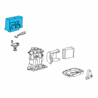 OEM Chevrolet Beretta Motor Pack Diagram - 18023770