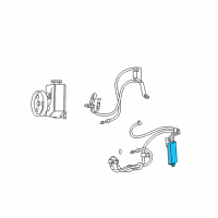 OEM 2010 Jeep Liberty Cooler-Power Steering Diagram - 52125494AC