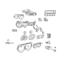 OEM 1995 Dodge B3500 Climate Control Module Diagram - 3847940