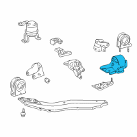 OEM 2000 Toyota RAV4 Side Mount Diagram - 12372-74620