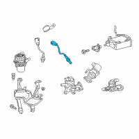 OEM Toyota Sequoia Rear Oxygen Sensor Diagram - 89465-0C300