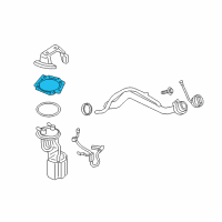 OEM Lincoln Fuel Sender Unit Lock Ring Diagram - AL1Z-9C385-A