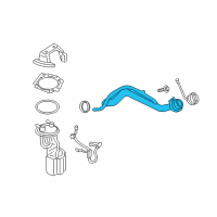 OEM 2022 Ford F-250 Super Duty Filler Pipe Diagram - HC3Z-9034-C