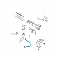 OEM Toyota RAV4 Washer Hose Diagram - 90068-33045