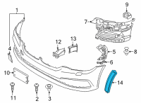 OEM 2018 BMW M5 Rear Reflector Front Right Diagram - 63-14-7-349-128