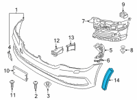 OEM 2018 BMW 530i xDrive Rear Reflector Front Right Diagram - 63-14-7-349-128