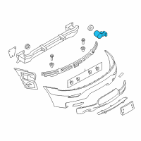 OEM BMW Z4 Ultrasonic Sensor Diagram - 66-20-9-255-135