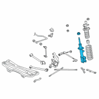 OEM 2001 Toyota MR2 Spyder Strut Diagram - 48540-19375