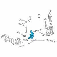 OEM Toyota MR2 Spyder Knuckle Diagram - 42304-17030