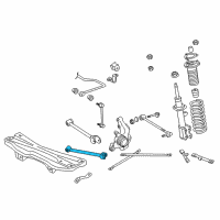 OEM 2003 Toyota MR2 Spyder Strut Rod Diagram - 48780-17050