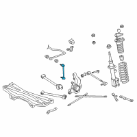 OEM 2004 Toyota MR2 Spyder Stabilizer Link Diagram - 48830-17070