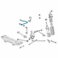 OEM 2002 Toyota MR2 Spyder Stabilizer Bar Diagram - 48812-17150