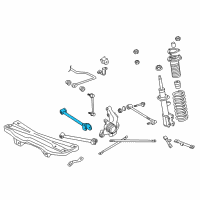 OEM 2000 Toyota MR2 Spyder Front Lower Control Arm Diagram - 48710-17050