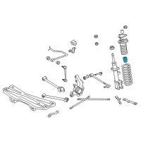 OEM Toyota Celica Strut Bumper Diagram - 48331-12130