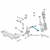 OEM 2002 Toyota MR2 Spyder Rear Lower Control Arm Diagram - 48730-17060