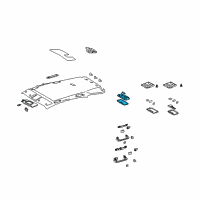 OEM Lexus RX330 Lamp Assembly, Dome Diagram - 81240-AA020-B0