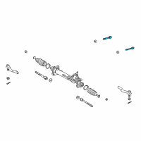 OEM Toyota Camry Gear Assembly Bolt Diagram - 90080-11597