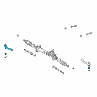 OEM 2002 Toyota Highlander Outer Tie Rod Diagram - 45460-29425