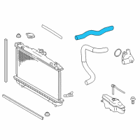 OEM Toyota Camry Upper Hose Diagram - 16571-0V080