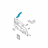 OEM 2008 Nissan Quest Garnish-Center Pillar, LH Diagram - 84941-ZM70B