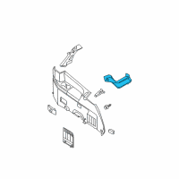 OEM 2008 Nissan Quest GARNISH-Rear Pillar, L Diagram - 84927-ZM90B
