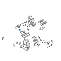 OEM 2007 Kia Spectra Mix Actuator Assembly Diagram - 971592F000