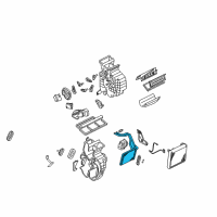 OEM Kia Spectra5 Core Assembly-Heater Diagram - 971382F005