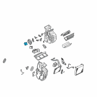 OEM 2007 Kia Spectra Mode Actuator Diagram - 971542F000