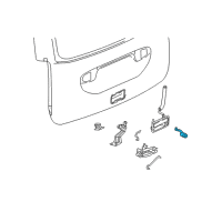 OEM 2006 Saturn Vue Lock Cylinder Diagram - 15841210