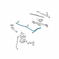 OEM 2011 Chevrolet Malibu Washer Hose Diagram - 25930184