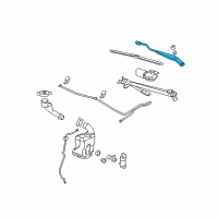 OEM 2008 Saturn Aura Arm, Windshield Wiper Diagram - 22873374