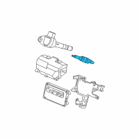 OEM 2003 Acura MDX Spark Plug (Skj16Dr-M11) (Denso) Diagram - 9807B-5515W