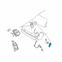 OEM 2002 Infiniti Q45 Module Assembly - Anti SKID Diagram - 47850-AR202