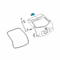 OEM 2015 Cadillac SRX Hinge Diagram - 20824425