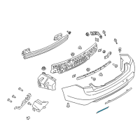 OEM 2019 Lincoln Continental Reflector Diagram - GD9Z-15A448-A