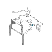 OEM 1999 Toyota 4Runner Thermostat Diagram - 90916-03075