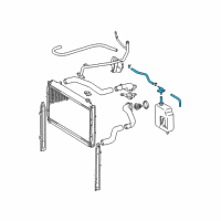 OEM 1999 Toyota Tacoma Cap Assembly Diagram - 16405-0C010
