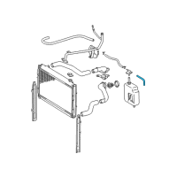 OEM Toyota Reservoir Hose Diagram - 16472-0C010