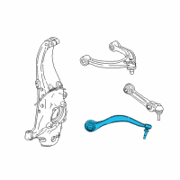 OEM 2015 BMW i8 Left Tension Strut With Rubber Mounting Diagram - 31-12-6-867-113