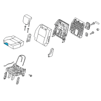 OEM 2020 Kia Sedona Pad Assembly-3RD Cushion Diagram - 89250A9071