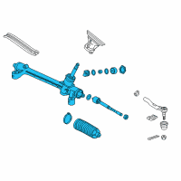 OEM 2019 Honda Fit Gear Box Assembly, Steering Diagram - 53400-T5R-A02