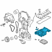 OEM 2017 Nissan Rogue Pan Assy Oil Diagram - 11110-3TA3A