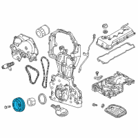 OEM 2016 Nissan Murano Pulley-Crankshaft Diagram - 12303-3KY0A