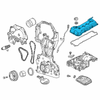 OEM 2014 Nissan Altima Cover Assy-Valve Rocker Diagram - 13264-3KY0A